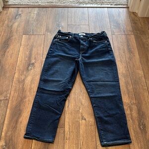 American Eagle Outfitters Dark Blue Ankle Jeans
